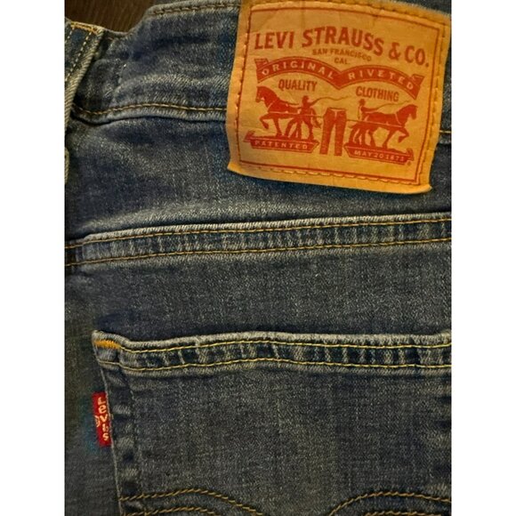 Levi's 726 Flare Distressed Ripped Jeans Size 27 - Picture 7 of 11